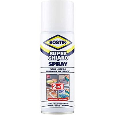 Colla Spray Trasparente Bostik - Colla di Contatto Colla Spray Trasparente Bostik - Colla di Contatto