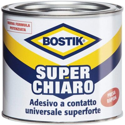 Colla Superchiaro Bostik - 0,40 L, Universale, Veloce, Resistente al calore Colla Superchiaro Bostik - 0,40 L, Universale, Veloce, Resistente al calore