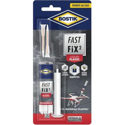 Bostik Colla Liquida Fix Rapido - Bicomponente Forte Bostik Colla Liquida Fix Rapido - Bicomponente Forte