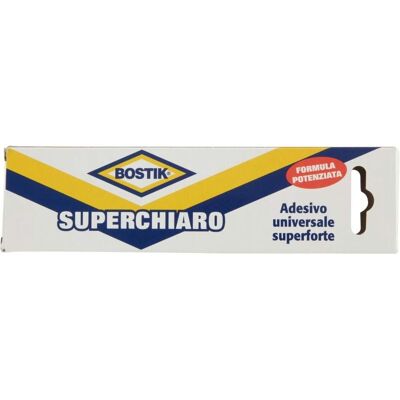 Colla Universale Superchiaro di Bostik - 50g, Resistente all'Acqua, Facile da Applicare Colla Universale Superchiaro di Bostik - 50g, Resistente all'Acqua, Facile da Applicare