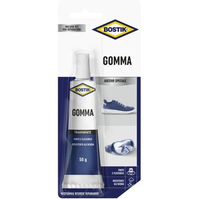 Colla Bostik per Gomma e Tessuti - Resistente all’Acqua - 50 G Colla Bostik per Gomma e Tessuti - Resistente all’Acqua - 50 G