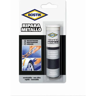 Bostik - Stucco Epossidico Metallico in Bastoncino - Ripara, Saldare & Ricostruisci Bostik - Stucco Epossidico Metallico in Bastoncino - Ripara, Saldare & Ricostruisci