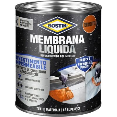 Membrana Líquida Impermeable Bostik - 1L - TERRACOTA - Membrana líquida impermeable Membrana Líquida Impermeable Bostik - 1L - TERRACOTA - Membrana líquida impermeable