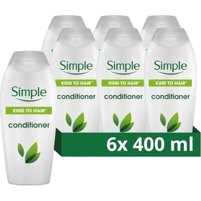 Simple Shampoo and Conditioner Duo - 400ml - Brown - Gentle Care Simple Shampoo and Conditioner Duo - 400ml - Brown - Gentle Care