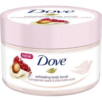 Dove Crème-Douche-Peeling Granaatappel & Sheaboter - 225ml Dove Crème-Douche-Peeling Granaatappel & Sheaboter - 225ml