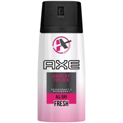 AXE Anarchy for Her - Déodorant en spray - 150 ml - Pack de 3 - Publicité AXE Anarchy for Her - Déodorant en spray - 150 ml - Pack de 3 - Publicité