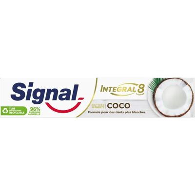 Signal Integral 8 Kokos Wit Tandpasta - Tandpasta Signal Integral 8 Kokos Wit Tandpasta - Tandpasta