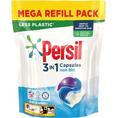 Persil Non-Bio Powercaps - 50 Washes - Laundry Capsules Persil Non-Bio Powercaps - 50 Washes - Laundry Capsules