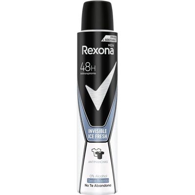 Rexona Invisible Ice Fresh Homme spray désodorisant 200 ml - Publicité Rexona Invisible Ice Fresh Homme spray désodorisant 200 ml - Publicité