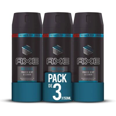 AXE Spray Corporel Frais - Afrique Sauvage - 150ml, 3 pièces - Publicité AXE Spray Corporel Frais - Afrique Sauvage - 150ml, 3 pièces - Publicité