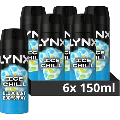 Lynx Ice Chill Body Spray - 48H Sweat Protection - Men Lynx Ice Chill Body Spray - 48H Sweat Protection - Men