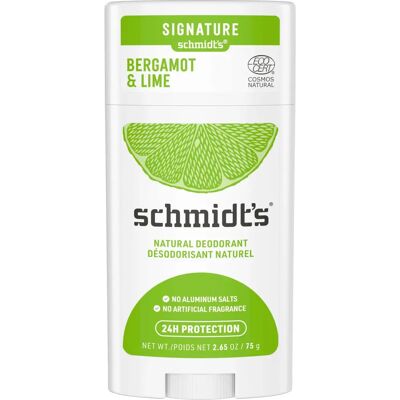 Schmidt's Bergamot + Lime Deodorant Stift 75 g Schmidt's Bergamot + Lime Deodorant Stift 75 g