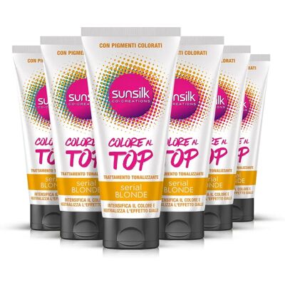 Soin tonifiant blond Sunsilk - Masque 180ml - Publicité Soin tonifiant blond Sunsilk - Masque 180ml - Publicité