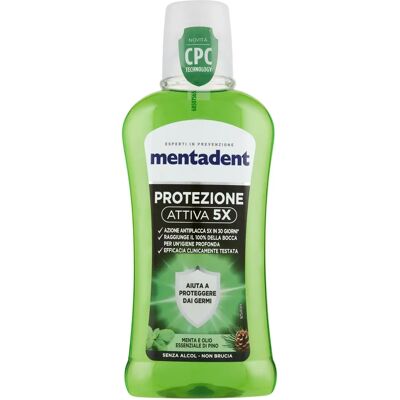 Collutorio Mentadent Protezione Attiva - Igiene Orale Collutorio Mentadent Protezione Attiva - Igiene Orale