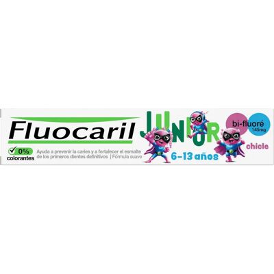 Fluocaril Junior Bubble Flavor Toothpaste - Child - 6-12 Years - 75ml Fluocaril Junior Bubble Flavor Toothpaste - Child - 6-12 Years - 75ml