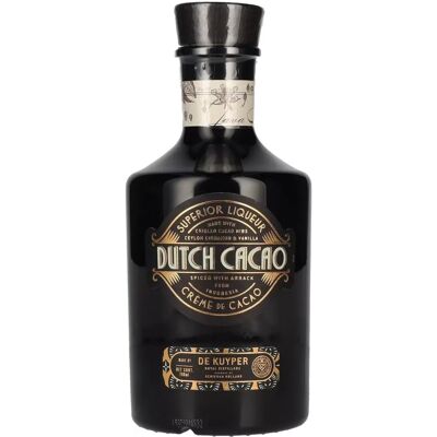 De Kuyper Royal Distillers Dutch Cacao - Gusto di Cacao Olandese, 24% di alcool, bottiglia da 70cl De Kuyper Royal Distillers Dutch Cacao - Gusto di Cacao Olandese, 24% di alcool, bottiglia da 70cl