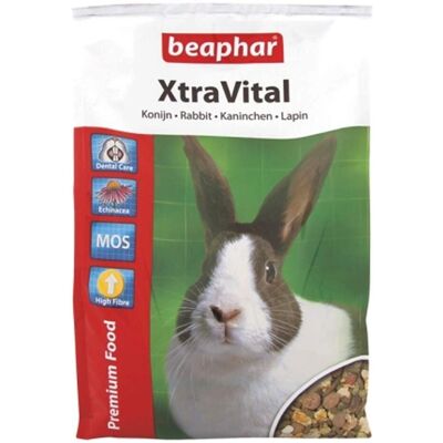 Nourriture pour Lapins Beaphar - 2,5 KG - Équilibrée et Savoureuse - Publicité Nourriture pour Lapins Beaphar - 2,5 KG - Équilibrée et Savoureuse - Publicité