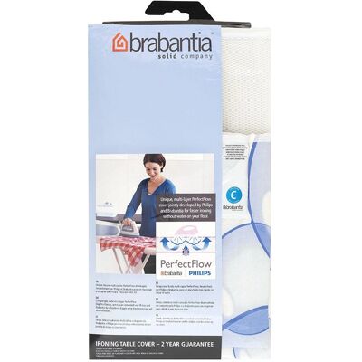Brabantia C 90300154 Baumwolle Blau Breite - Bügelbrettbezug Brabantia C 90300154 Baumwolle Blau Breite - Bügelbrettbezug