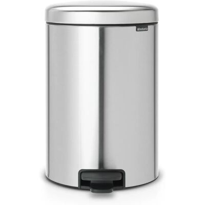 Lixeira de pedal Brabantia newIcon em aço escovado - 20 L - Fecho silencioso Lixeira de pedal Brabantia newIcon em aço escovado - 20 L - Fecho silencioso