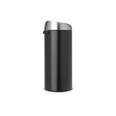 Brabantia Touch Bin Új 30 L - matt fekete acél fényes Brabantia Touch Bin Új 30 L - matt fekete acél fényes