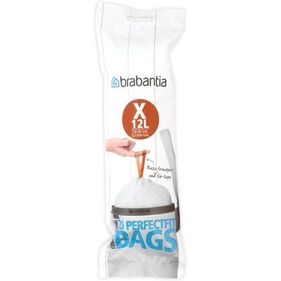 Brabantia 116728 Weiße Abfallbeutel - Mülleimerbeutel Brabantia 116728 Weiße Abfallbeutel - Mülleimerbeutel