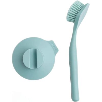 Brosse à Vaisselle Brabantia Menthe avec Support Ventouse - Publicité Brosse à Vaisselle Brabantia Menthe avec Support Ventouse - Publicité
