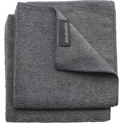 Brabantia Mikrofiber Kjøkkenhåndkle - 30x30cm - Mørk Grå Brabantia Mikrofiber Kjøkkenhåndkle - 30x30cm - Mørk Grå