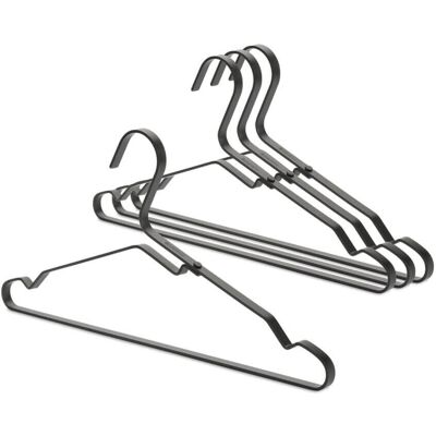 Brabantia 118647 Black Clothing Hanger Set of 4 Brabantia 118647 Black Clothing Hanger Set of 4
