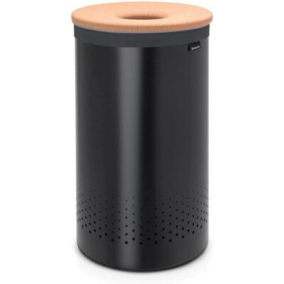 Brabantia 120022 Laundry Basket - 60L Black Brabantia 120022 Laundry Basket - 60L Black