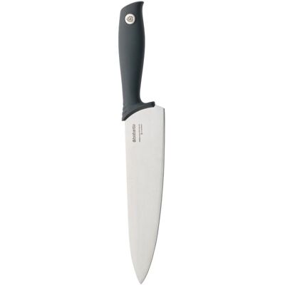 Couteau de chef en acier inox Brabantia Tasty+ - Durable, Sécuritaire, 20cm Couteau de chef en acier inox Brabantia Tasty+ - Durable, Sécuritaire, 20cm