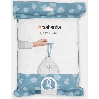Brabantia O Trash Bag 30L White - Trash Bag Brabantia O Trash Bag 30L White - Trash Bag