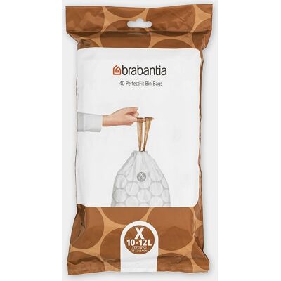 Brabantia Valkoinen 12L Roskapussit - 40 kpl Brabantia Valkoinen 12L Roskapussit - 40 kpl