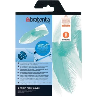Housse de Planche à Repasser Brabantia Coton Bleu, Vert, Blanc - Housse de Planche à Repasser - Publicité Housse de Planche à Repasser Brabantia Coton Bleu, Vert, Blanc - Housse de Planche à Repasser - Publicité