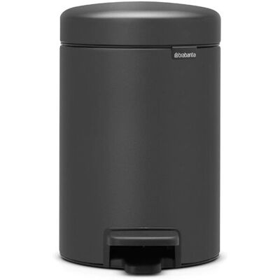 Brabantia 200465 Mülleimer 3L Graphit Brabantia 200465 Mülleimer 3L Graphit
