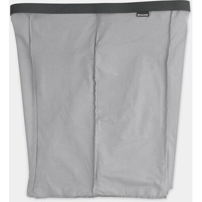 Brabantia 200724 Sacco per bucato - Due scomparti, cotone, grigio Brabantia 200724 Sacco per bucato - Due scomparti, cotone, grigio