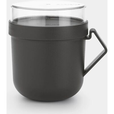 Brabantia Make & Take Suppentasse - 600ml - Dunkelgrau Brabantia Make & Take Suppentasse - 600ml - Dunkelgrau