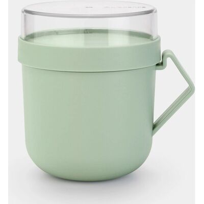 Brabantia Make & Take Soppskål 600ml Grön - Läckagesäker, Handtag, Stor öppning Brabantia Make & Take Soppskål 600ml Grön - Läckagesäker, Handtag, Stor öppning