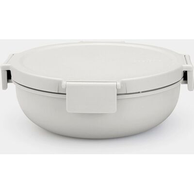 Insalatiera Brabantia Make & Take - 1,3L - Grigio Chiaro - Contenitore alimentare Insalatiera Brabantia Make & Take - 1,3L - Grigio Chiaro - Contenitore alimentare