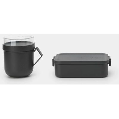 Brabantia Make & Take Lunchbox Set - Gray Brabantia Make & Take Lunchbox Set - Gray