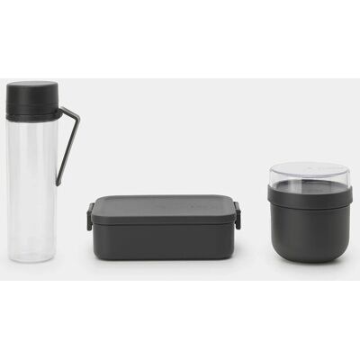 Ensemble Déjeuner et Petit-Déjeuner Brabantia Make & Take - Gris Ensemble Déjeuner et Petit-Déjeuner Brabantia Make & Take - Gris