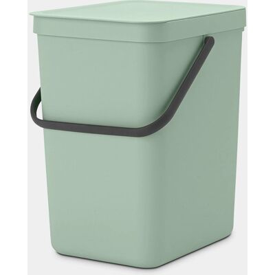 Brabantia Conteneur de Tri Sélectif Sort & Go 25 L Vert Jade Brabantia Conteneur de Tri Sélectif Sort & Go 25 L Vert Jade