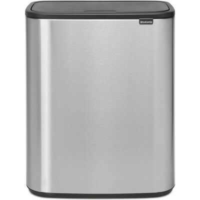 Brabantia Bo Touch Lixeira 60L - Lixeira Retangular de Metal Brabantia Bo Touch Lixeira 60L - Lixeira Retangular de Metal