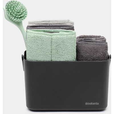 Brabantia 233340 Spülbecken-Organizer - Mikrofasertücher, Bürste, Tragbar Brabantia 233340 Spülbecken-Organizer - Mikrofasertücher, Bürste, Tragbar