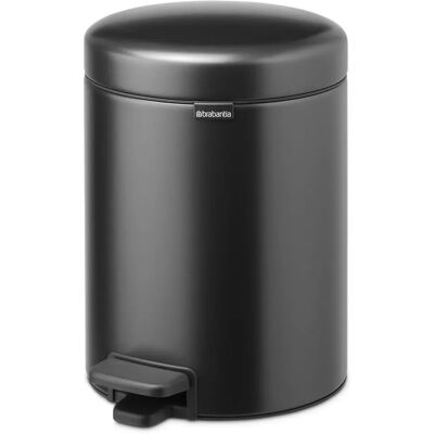 Brabantia NewIcon 5L Grauer Pedal-Mülleimer - Mülleimer Brabantia NewIcon 5L Grauer Pedal-Mülleimer - Mülleimer