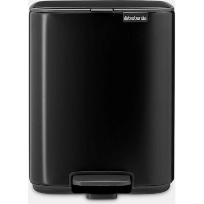 Brabantia Bo 7 L Acél Pedál Szemetes - Pedálos szemetes, Fekete, 7L Brabantia Bo 7 L Acél Pedál Szemetes - Pedálos szemetes, Fekete, 7L