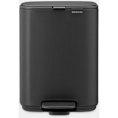Brabantia Bo 4 L Rectangular Steel Grey - Waste Bin Brabantia Bo 4 L Rectangular Steel Grey - Waste Bin