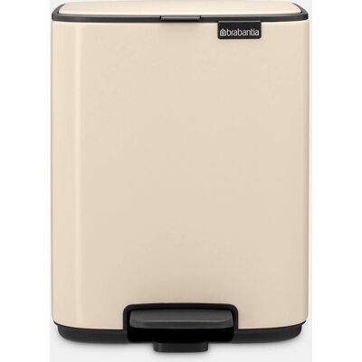 Brabantia 237928 Bo Pedal Bin 7L - Kompakter Abfalleimer - Beige Brabantia 237928 Bo Pedal Bin 7L - Kompakter Abfalleimer - Beige