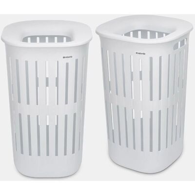 Brabantia Collect-It Wäschekorb - 55 L Weiß Set Brabantia Collect-It Wäschekorb - 55 L Weiß Set