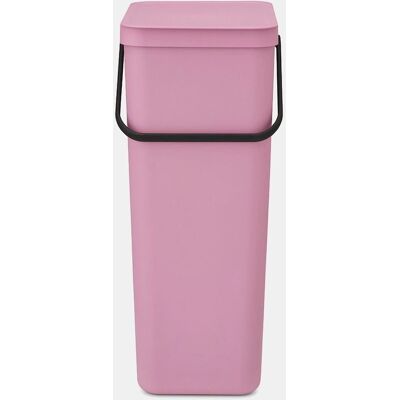Brabantia Sort & Go 40L rechteckiger recycelter Kunststoff pink - Küchenschwamm Brabantia Sort & Go 40L rechteckiger recycelter Kunststoff pink - Küchenschwamm