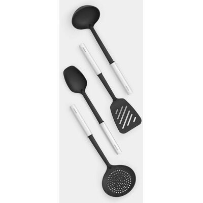 Brabantia 260285 Zestaw Naczyń Kuchennych - Nieprzywierający - Stal nierdzewna Brabantia 260285 Zestaw Naczyń Kuchennych - Nieprzywierający - Stal nierdzewna